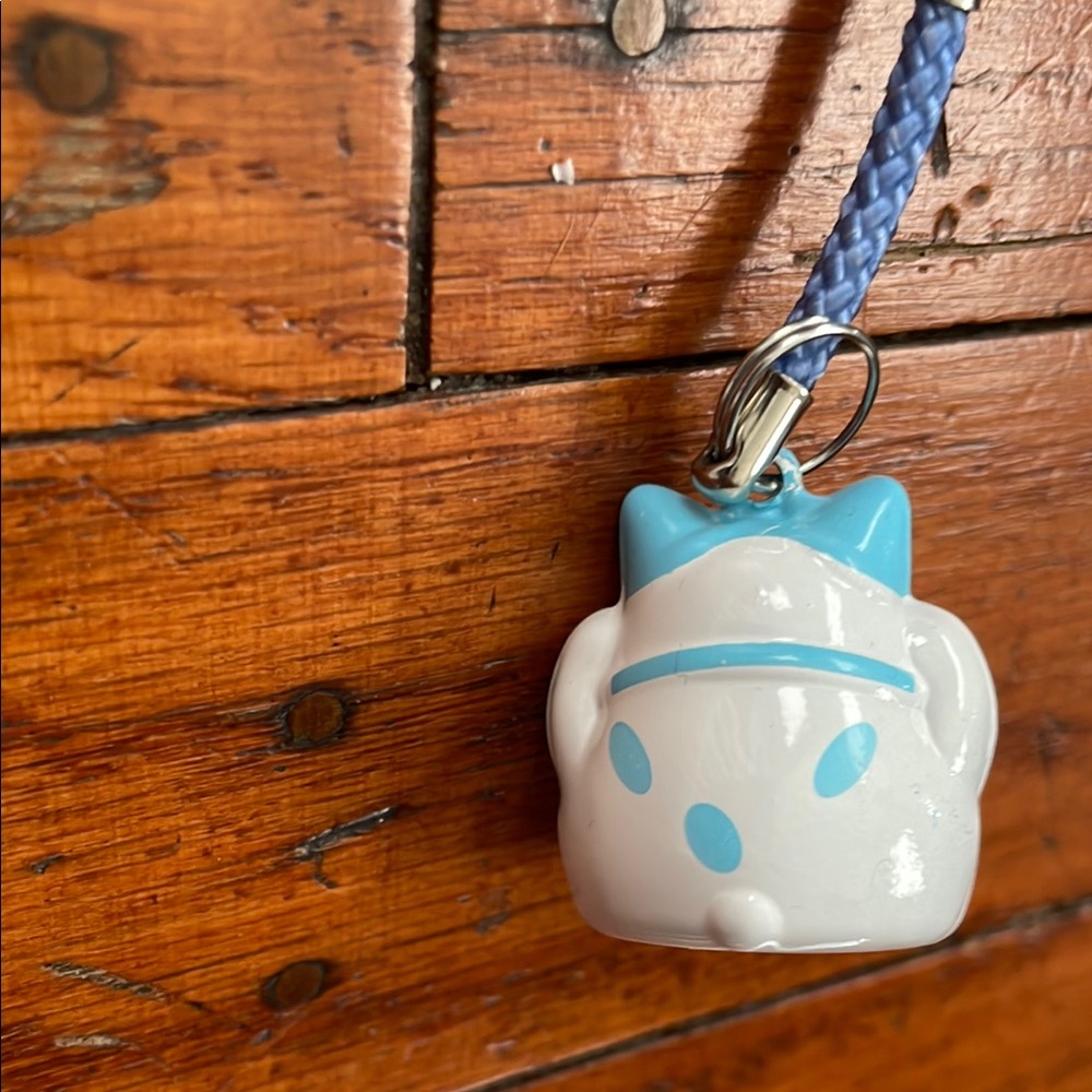 Lucky Cat Charm with Blue Cord - Picture 4 of 4